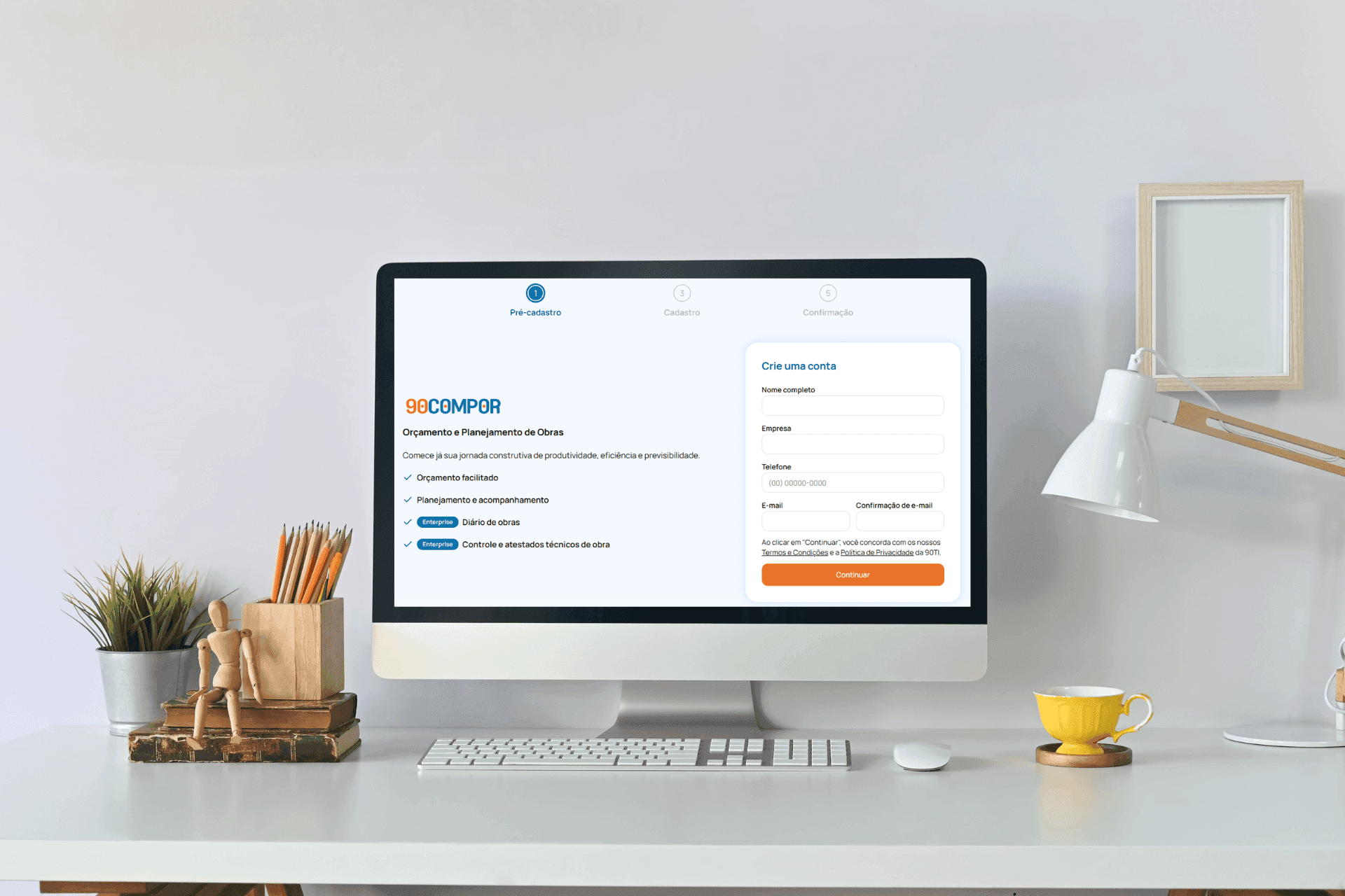 Software para orçamento de obras gratuito: faça o teste grátis do 90 Compor
